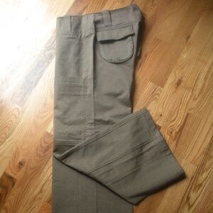 Made in Japan MERVEILLE H. Brown-ish Grey Cotton Wide Leg Pants Sz 38 NEVER WORN